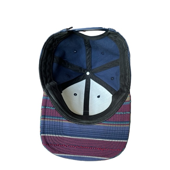 Vans “Off The Wall” ALLOVER IT snapback hat with 6-panel cotton Navy Crown | OS - Picture 3 of 13